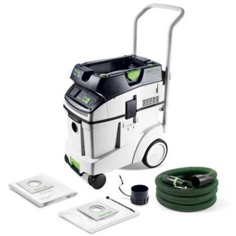 Unità mobile di aspirazione Festool CLEANTEC CTM 48 EI AC, classe M con funzione AUTOCLEAN e maniglia di trascinamento (1/4)