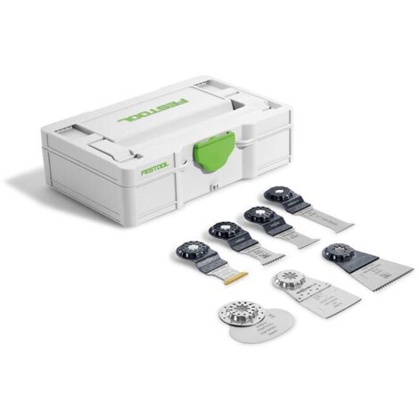 Festool – Kit lame per sega oscillante SYS3 S 76-OSC-SORT/7 – Per legno, metallo e materiali compositi – Taglio preciso senza schegge – Compatibile con Systainer (1/4)