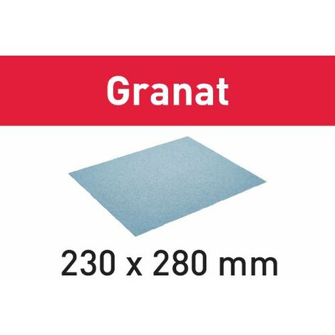 201256 Festool Abrasivo manuale Granat 230x280 P40 GR/10