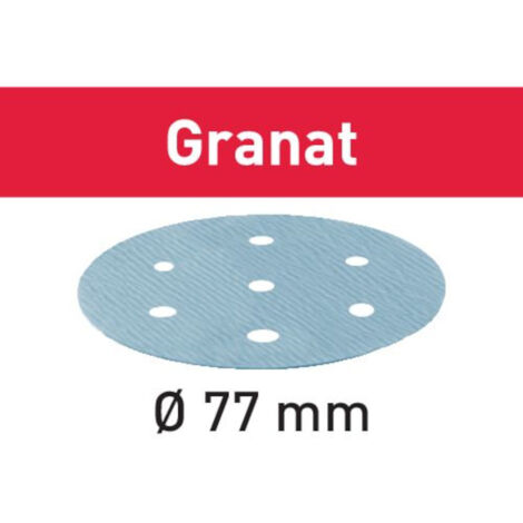 497409 Festool Disco abrasivo STF D77/6 P240 GR/50 Granat (1/4)