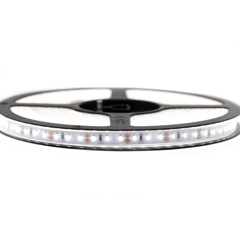 Kit Ruban Professionnel 3014 - 120 leds/m - 5 mètres Blanc froid étanche (IP67)  Longueur: 5 mètres - Transformateur: Alimentation Non-Inclus