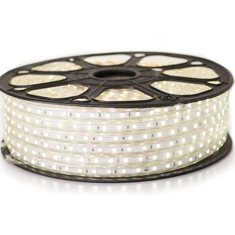 Ruban LED Professionnel 5050 60 LED/m de 25 ou 50 mètres Blanc neutre étanche (IP68)  Longueur: 50 mètres