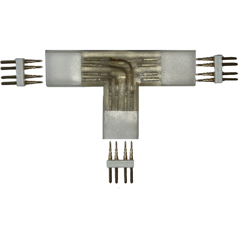 Connecteur T pour ruban LED 220V RGB