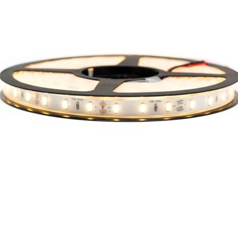 Kit Ruban Professionnel 5630 - 60 leds/m - 5 mètres Blanc chaud (IP67)  Longueur: 5 mètres - Transformateur: Alimentation Non-Inclus