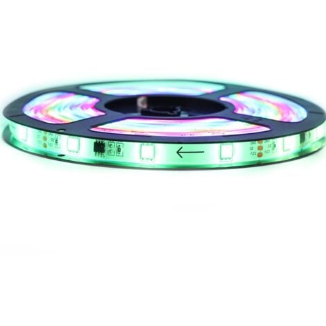 Kit Ruban Professionnel 5050/SMD2811 - 30 leds/m - 5 mètres RGB  Transformateur: Alimentation Non-Inclus