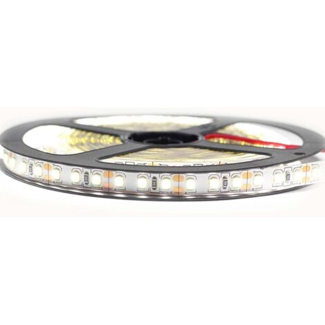 Kit Ruban Professionnel 2835 - 120 leds/m - 5 mètres Blanc froid ou blanc chaud intérieur (IP20) Transformateur: Alimentation Non-Inclus - Couleur LED: Blanc Chaud (2800-3200K) (1/5)