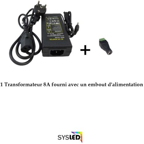 Ruban Professionnel 5050 - 120 leds/m - 5 mètres Blanc froid étanche (IP67)  Longueur: 5 mètres - Transformateur: Alimentation Non-Inclus