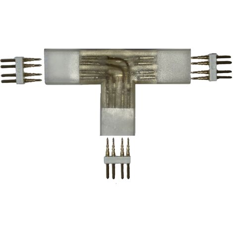 Connecteur T pour ruban LED 220V RGB