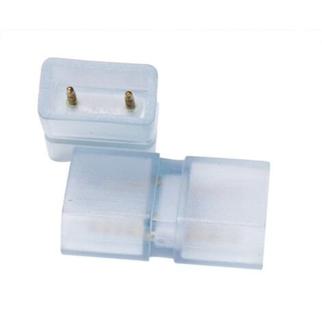 Connecteur mâle mâle 8mm pour ruban 220V