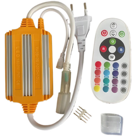 Controleur télécommande infrarouge pour néon flexible RGB 220V (1/2)