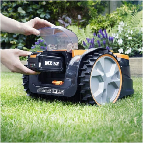 Robot Tondeuse Autonome 24V sans Fil périmétrique - Le Robot Le Plus Simple du marché