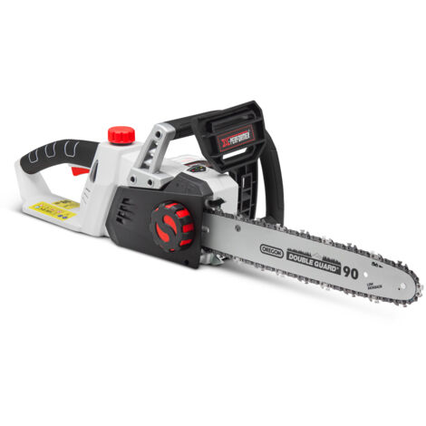 Tronçonneuse à batterie 40V – Longueur de guide 40 cm – Vitesse de chaîne 8.5 m/sec – Frein de chaîne pour sécurité – Graissage automatique – X-Performer - 2x20V