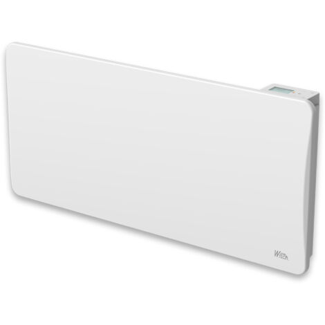 Warm Tech – Radiateur à inertie céramique 2000 W – Protection IP24 – Thermostat LCD programmable – Convient pour 20 m² – Fixations murales incluses (1/5)