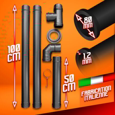 Kit installation poele a pellets - Warm Tech