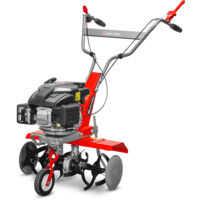 Elem Garden Technic – Motobineuse thermique 139CC – 6 fraises – Largeur de travail 59 cm – Moteur 4 temps OHV – Profondeur de travail 26 cm