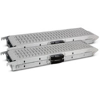 Rampe Fauteuil Roulant Rampe Trottoir Caoutchouc VEVOR - Lot De 2 - 15 Tonnes Capacité - 15,2cm Hauteur Rampe Seuil Garage