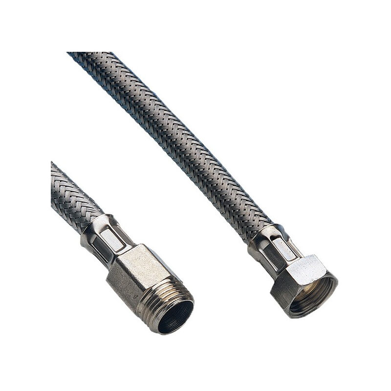 Flessibile acqua prolungato mf da 1/2 rivestimento in acciaio inox per rubinetto, diametro mf 1/2 x 1/2 x 30cm