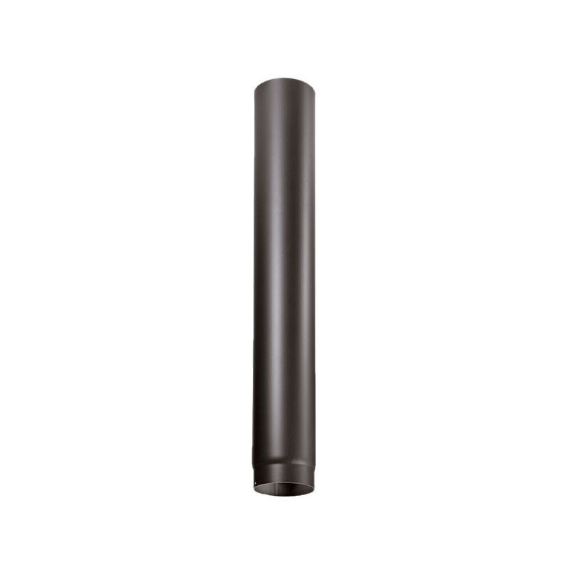 Tubo nero per stufa a legna da 120 x 1000mm