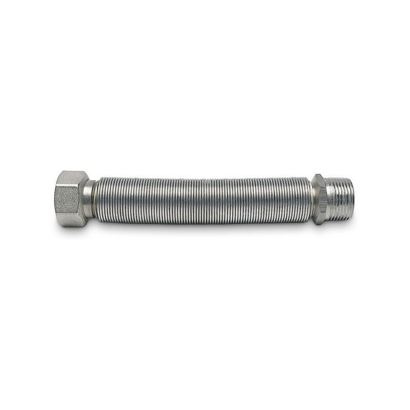 Flessibile acciaio inox mf 1/2 allungabile da 10 a 20cm circa
