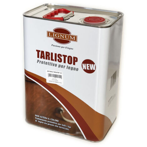 Lignum tarlistop 5lt antitarlo protettivo trasparente per legno