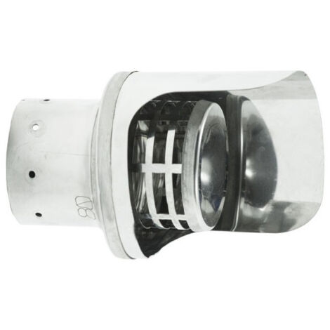 Fumaiolo gas innesto f femmina, diametro 80mm