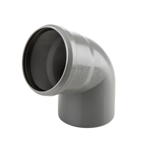 Curva gomito da 40mm - 2pz raccordo con guarnizione, scegli se 67 gradi