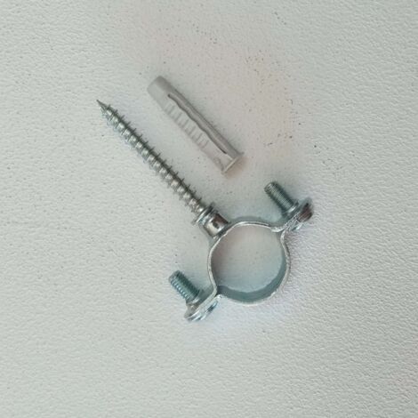 Collare reggitubo collarino zincato per fissaggio a muro tubo rame multistrato, scegli il formato  42mm 10pz