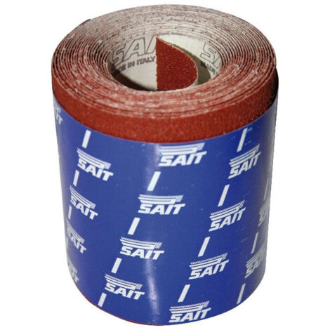 Sait saitac grana 180 carta vetrata abrasiva per legno ferro smalto vernici 1mt larghezza 120mm