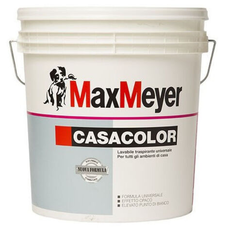 Casacolor 750ml pittura lavabile colorata per interno colori intensi, colori voglia d'estate