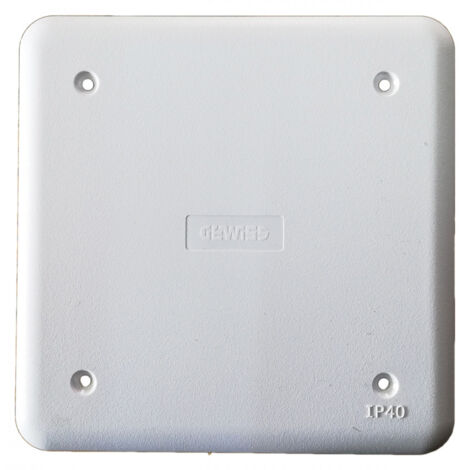 Coperchio bianco copriscatola per scatola gewiss, scegli se  152x98mm