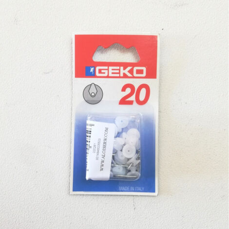 Kit 60 Ganci per Parete Forata Argento | Soluzione Ordine Totale 2,5cm