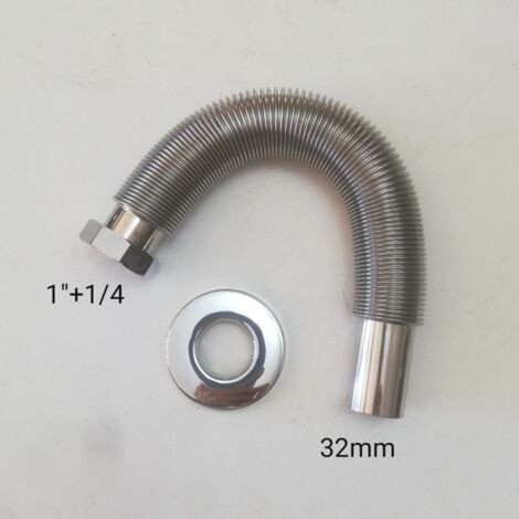 VARIOSAN Tubo di scarico flessibile 13972, 1 1/4 x 32 mm, sifone
