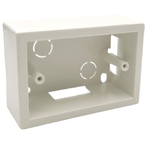 Scatola esterna 503 cassetta da parete 3 moduli posti bianco per prese elettriche compatibile con tutte le serie civili