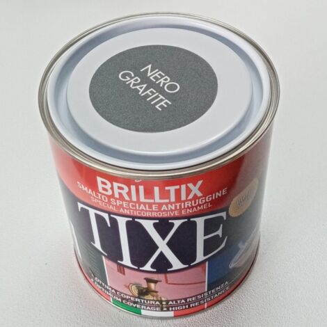 Smalto anticorrosivo 750 ml - Tixe Brilltix Micaceo Nero