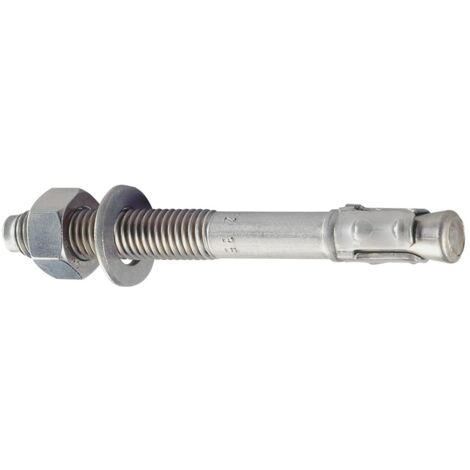 Tm-fl ancorante tassello passante 10x140mm in acciaio zincato per calcestruzzo - 2pz