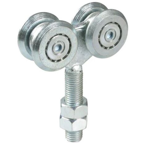 Gruppo Carrello Con Ruote - Portata 550 Libbre, Acciaio Legato, Per Paranchi E Porte - Foto 6