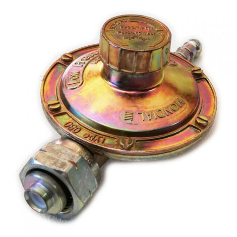 Regolatore Di Pressione Per Gas GPL BP | Portata 3 Kg/h, Temperatura -20°C A +50°C, Raccordi 1/4" E 3/8" - 8