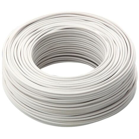 Cavo bianco da 1x1,5mm² - 10mt cordina unipolare fs17