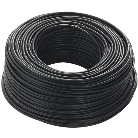 Cavo nero da 1x2,5mm² - 10mt cordina unipolare fs17