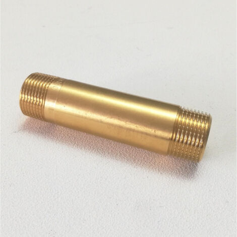 Tronchetto vite da 3/4 x 100mm di prolungamento in ottone (1/2)