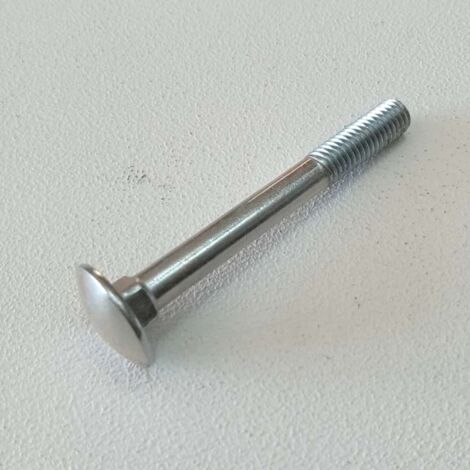 Vite carrettiere 6x60/21mm - 10pz vite metrica testa tonda con quadro sottotesta bassa resistenza (1/5)