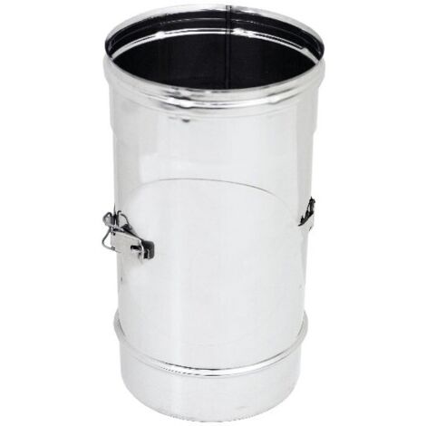 Modulo da 180mm con ispezione aderente in acciaio inox aisi 304