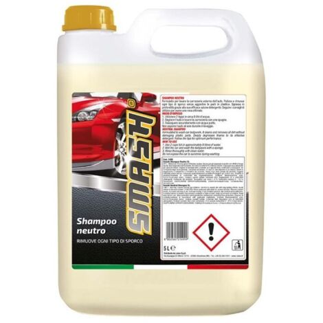Smash 5lt shampoo detergente neutro per auto