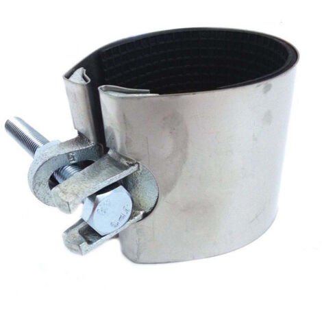 Collare di riparazione inox per tubi con un tirante, scegli se  87-93mm