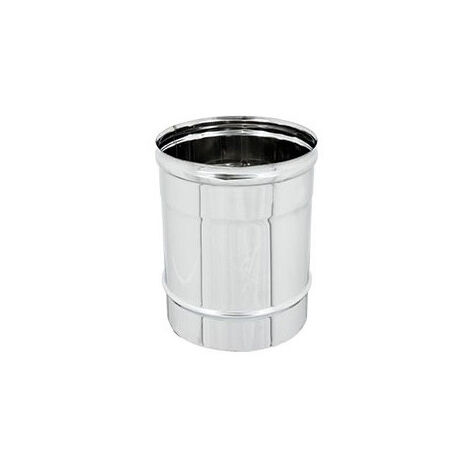 Tubo acciaio inox 80 x 250mm 5 decimi aisi 304 (1/2)