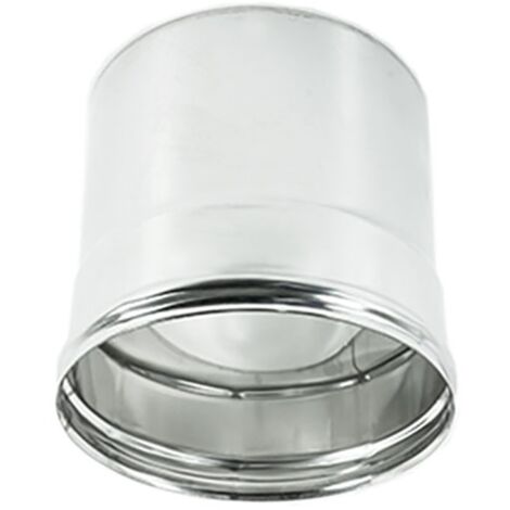 Raccordo inox f da 300mm per collegare tubo flessibile a tubo rigido