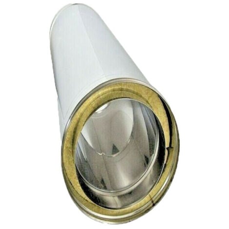 Tubo inox coibentato dp doppia parete da 150-200 x 1000mm