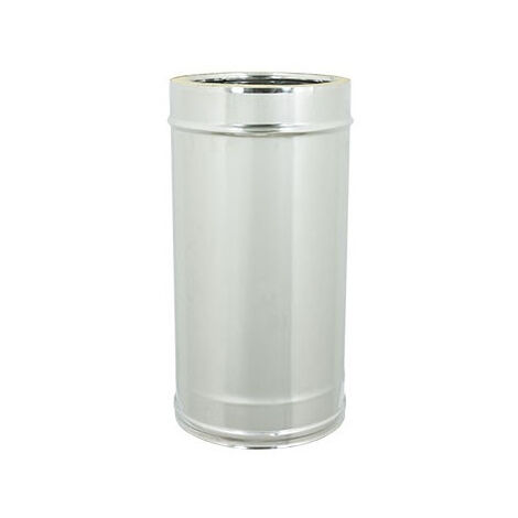 Tubo inox coibentato dp doppia parete da 100-150 x 500mm