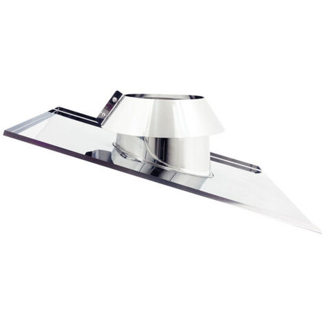 Faldale inclinato da 100mm in acciaio inox 6 decimi aisi 304