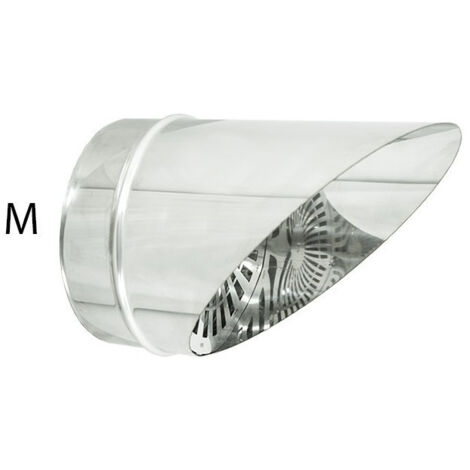 Fumaiolo A Botte In Acciaio Inox 304 - Base Rotonda, Innesto Maschio 130mm, Per Camini A Legna, Gas O Gasolio - Foto 12